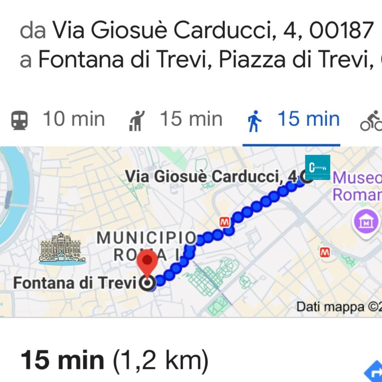 Apartamento C1 Class Apartments, 2 Delux, Max 6 Persone Distante 15 Minuti A Piedi Da Fontana Di Trevi *